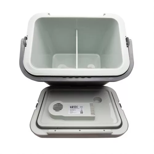 TOO ECW-132-GY 32 literes elektromos hűtőláda, fűtési funkcióval, 230V és 12V tápellátás is (AC/DC)