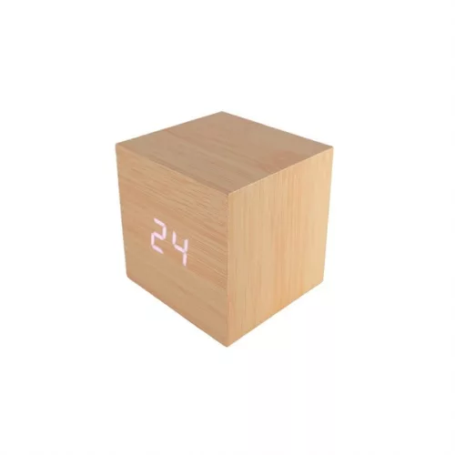 TOO DC-330-LBN világosbarna digitális óra