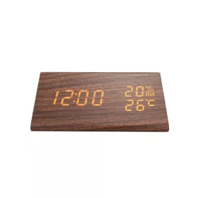 TOO DC-300-DBN sötétbarna digitális óra