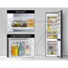 Samsung RB34A7B5DS9/EF inox, alulfagyasztós, Hűtő:230L, Fagyasztó:114L, No frost hűtőszekrény