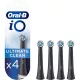 Oral-B iO Ultimate Clean 4 db-os fekete fogkefefej szett