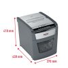 Rexel Optimum AutoFeed+ 50X  konfetti automata iratmegsemmisítő