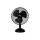 TOO FAND-30-201-B FJORD fekete asztali ventilátor 30cm
