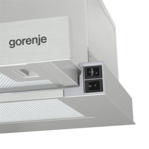 Gorenje TH60E3X inox, szabadonálló, hagyományos, méret:60 cm, teleszkópos, zajszint:67 dB, páraelszívó