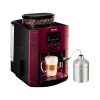 Krups EA816570 Essential piros automata eszpresszó kávéfőző tejtartóval