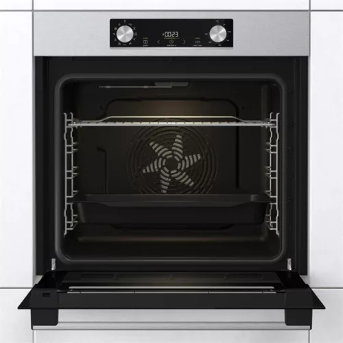 Gorenje BO6735E02X inox, beépíthető, sütőtér: 77L, grill, légkeverés, hidrolitikus, sütő