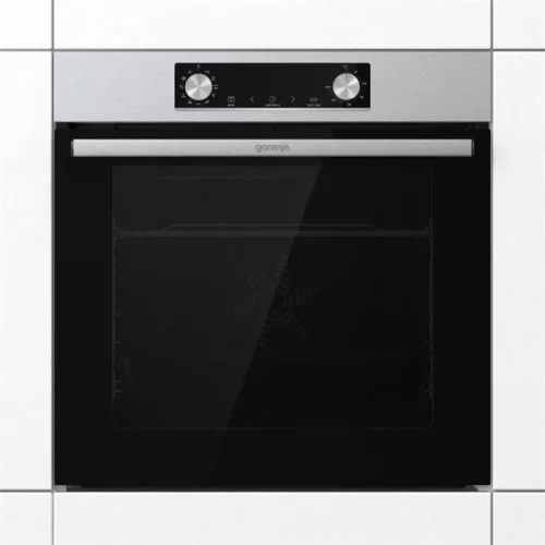 Gorenje BO6735E02X inox, beépíthető, sütőtér: 77L, grill, légkeverés, hidrolitikus, sütő