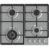 Gorenje GW641EX inox, beépíthető, gáz, főzőzóna: 3 +1 wok égőfej, beépíthető méret: 56cm, főzőlap