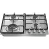 Gorenje GW641EX inox, beépíthető, gáz, főzőzóna: 3 +1 wok égőfej, beépíthető méret: 56cm, főzőlap