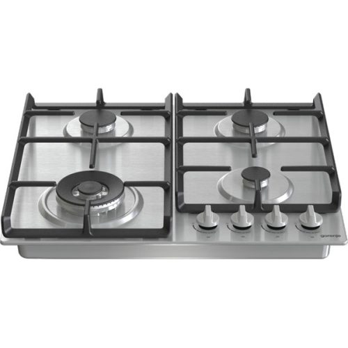 Gorenje GW641EX inox, beépíthető, gáz, főzőzóna: 3 +1 wok égőfej, beépíthető méret: 56cm, főzőlap