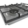 Gorenje GW641EX inox, beépíthető, gáz, főzőzóna: 3 +1 wok égőfej, beépíthető méret: 56cm, főzőlap