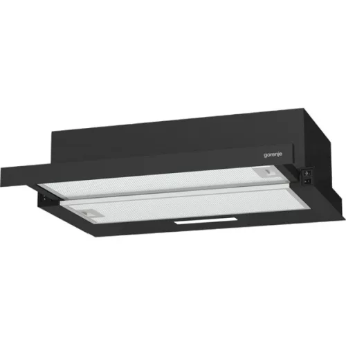 Gorenje TH60E3B fekete, szabadonálló, hagyományos, méret:60 cm, teleszkópos, zajszint:67 dB, páraelszívó