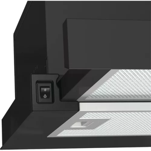 Gorenje TH60E3B fekete, szabadonálló, hagyományos, méret:60 cm, teleszkópos, zajszint:67 dB, páraelszívó