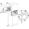 Dimarson DM-D70H20ESP-XT 1200W 21L inox beépíthető mikrohullámú sütő