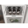 Whirlpool W7X 82O OX inox, alulfagyasztós, Hűtő:231L, Fagyasztó:104L, No frost hűtőszekrény