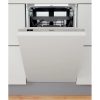 Whirlpool WSIC 3M27 C ezüst, programok száma: 6, keskeny beépíthető, 10 terítékes mosogatógép 