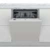 Whirlpool WIC 3C33 PFE ezüst, programok száma: 8, beépíthető, 14 terítékes mosogatógép 