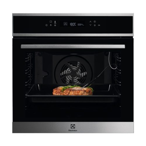 Electrolux EOE7P31X fekete, beépíthető, sütőtér: 72L, grill, légkeverés, pirolitikus, sütő