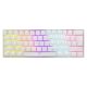 White Shark SHINOBI GK-2022W/BL-HU fehér mechanikus (blue switch) gamer billentyűzet