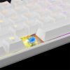 White Shark SHINOBI GK-2022W/BL-HU fehér mechanikus (blue switch) gamer billentyűzet