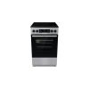 Gorenje GEC5C41SG inox, szabadonálló, kerámialapos, elektromos, főzőzóna: 4, sütő:77L, grill, tűzhely