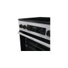 Gorenje GEC5C41SG inox, szabadonálló, kerámialapos, elektromos, főzőzóna: 4, sütő:77L, grill, tűzhely