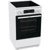 Gorenje GECS5C70WA szürke, szabadonálló, kerámialapos, elektromos, főzőzóna: 4, sütő:70L, grill, tűzhely