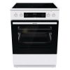 Gorenje GECS6C70WPA fehér, szabadonálló, kerámialapos, elektromos, főzőzóna: 4, sütő:71L, grill, tűzhely