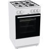 Mora P2241AW1 fehér, szabadonálló, gáz, főzőzóna: 4, sütő:70L, tűzhely