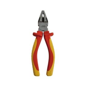   Tracon KF-1000 1000V-ra szigetelt, sárga-piros nyél kombinált fogó