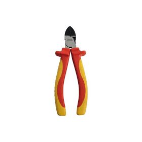   Tracon KC-1000 1000V-ra szigetelt, sárga-piros nyél oldalcsípő fogó