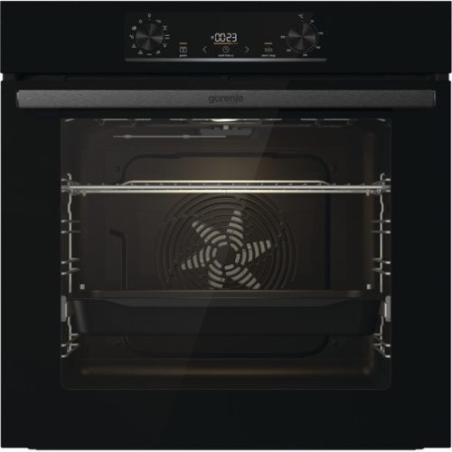 Gorenje BO6735E05B fekete, beépíthető, sütőtér: 77L, grill, légkeverés, hidrolitikus, sütő