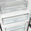 Gorenje NRK619EABXL4 fekete, alulfagyasztós, Hűtő:204L, Fagyasztó:96L, No frost Plus hűtőszekrény