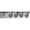 Whirlpool TKRL 661 IX EU inox, beépíthető, gáz, főzőzóna: 3 +1 wok égőfej, beépíthető méret: 56cm, főzőlap