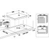 Whirlpool TKRL 661 IX EU inox, beépíthető, gáz, főzőzóna: 3 +1 wok égőfej, beépíthető méret: 56cm, főzőlap