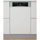 Whirlpool WSBO 3O34 PF X inox, programok száma: 8, beépíthető, 10 terítékes mosogatógép 
