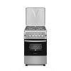 Novacook F5S40G2 INX inox, szabadonálló, gáz, főzőzóna: 4, sütő:57L, tűzhely