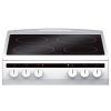 Amica 55353 fehér, szabadonálló, kerámialapos, elektromos, főzőzóna: 4, sütő:65L, grill, tűzhely
