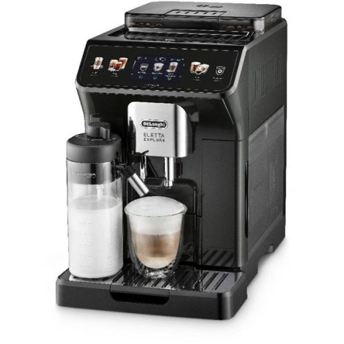DeLonghi ECAM450.65.G Eletta Explore sötétszürke tejhabosítóval automata kávéfőző
