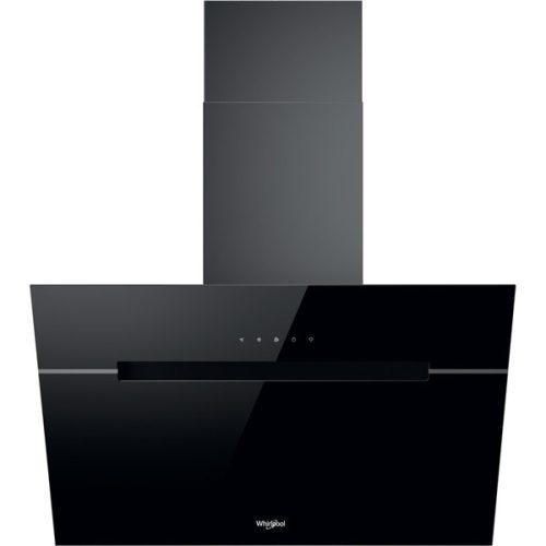 Whirlpool WHVP 62F LT SK fekete, beépíthető, döntött, méret:59,8 cm, zajszint:65 dB, páraelszívó