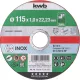 KWB 49712115 AKKU-TOP EXTRA INOX 150 x 22,23 x 1,2 mm vágótárcsa