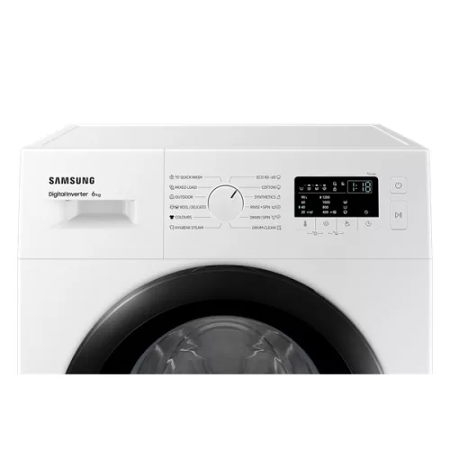 Samsung WW60A3120BE/LE fehér, elöltöltős, keskeny, max.1200ford., 6 kg, mosógép