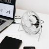 Kikkerland US143-SI-EU USB-s ezüst asztali ventilátor