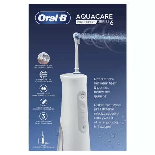 Oral-B AquaCare6 Pro Expert vezeték nélküli szájzuhany