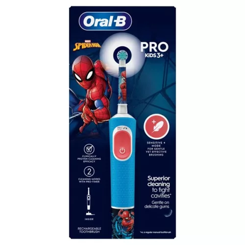Oral-B D103 Vitality PRO Spiderman gyerek elektromos fogkefe