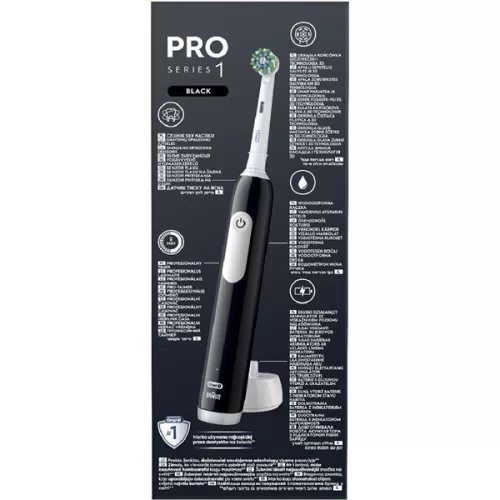Oral-B PRO1 Black X-Clean  elektromos fogkefe tokkal