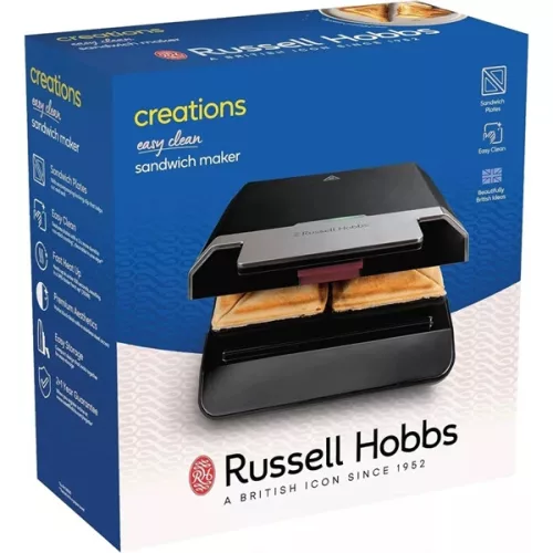 Russell Hobbs 26800-56/RH Creations Easy Clean fekete szendvicssütő