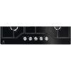 Electrolux KGG75362K fekete, beépíthető, gáz, főzőzóna: 4 +1 wok égőfej, beépíthető méret: 56cm, főzőlap