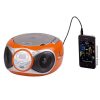 Trevi CD 512 hordozható narancssárga FM/AUX/CD boombox