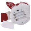 Emos DCFW04 25 cm 3x AA beltéri meleg fehér időzítős LED karácsonyi világító hóember